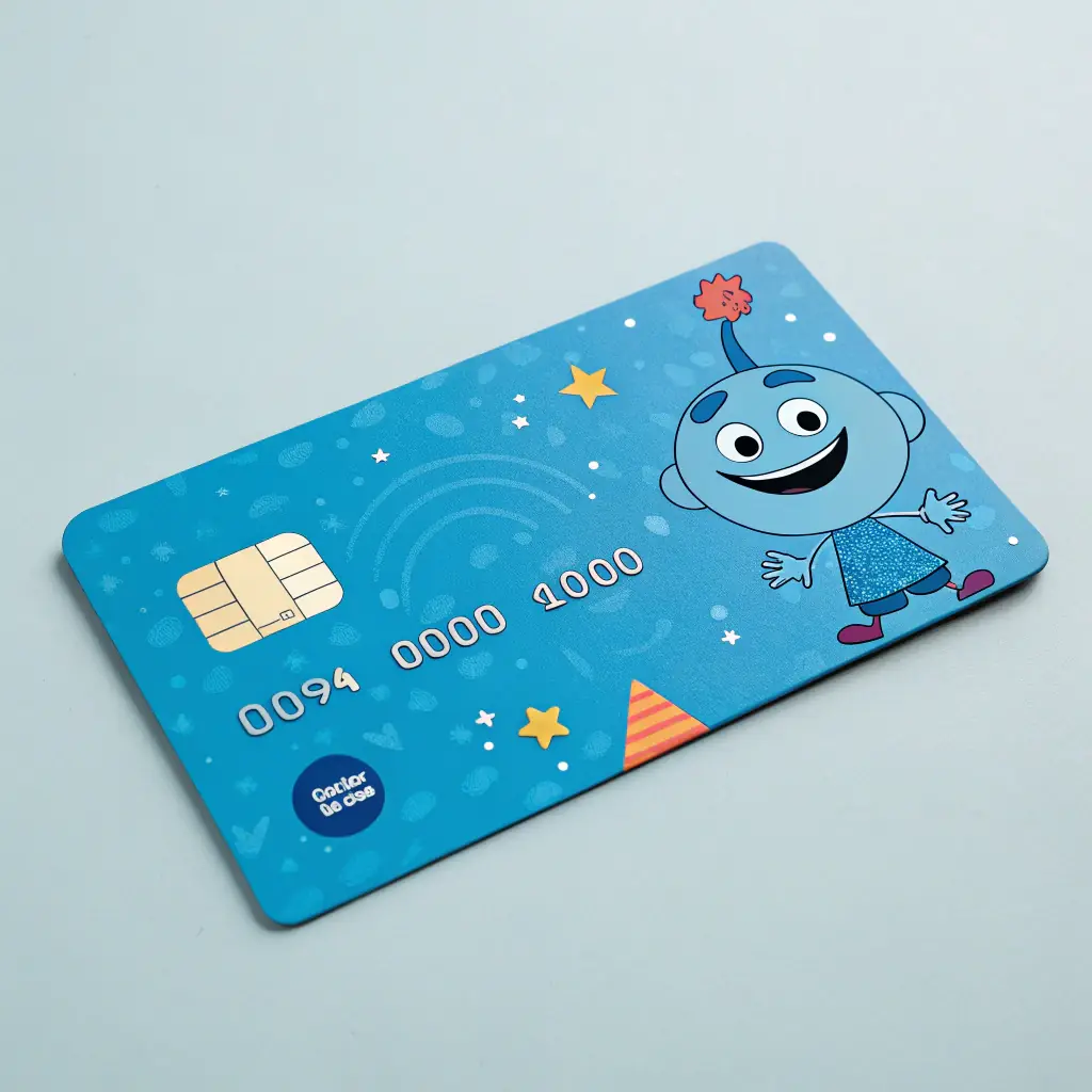 Kids' Virtual Debit Card - Blue